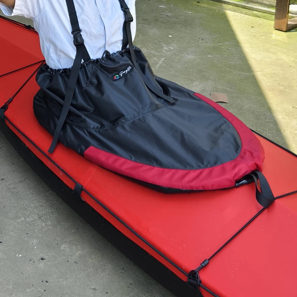 Kayak Skirt, Adjustable Nylon Kayak Spray Skirts Kayak Skirt Cover Kayak Skirt,Universal Waterproof Cover Canoe Spray Skirt Wate