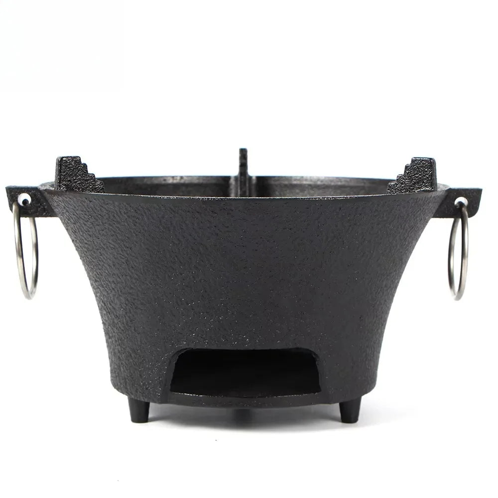 Cast iron oven, fireplace, charcoal and alcohol stove, Korean Japanese style barbecue, family garden, outdoor camping restaurant
