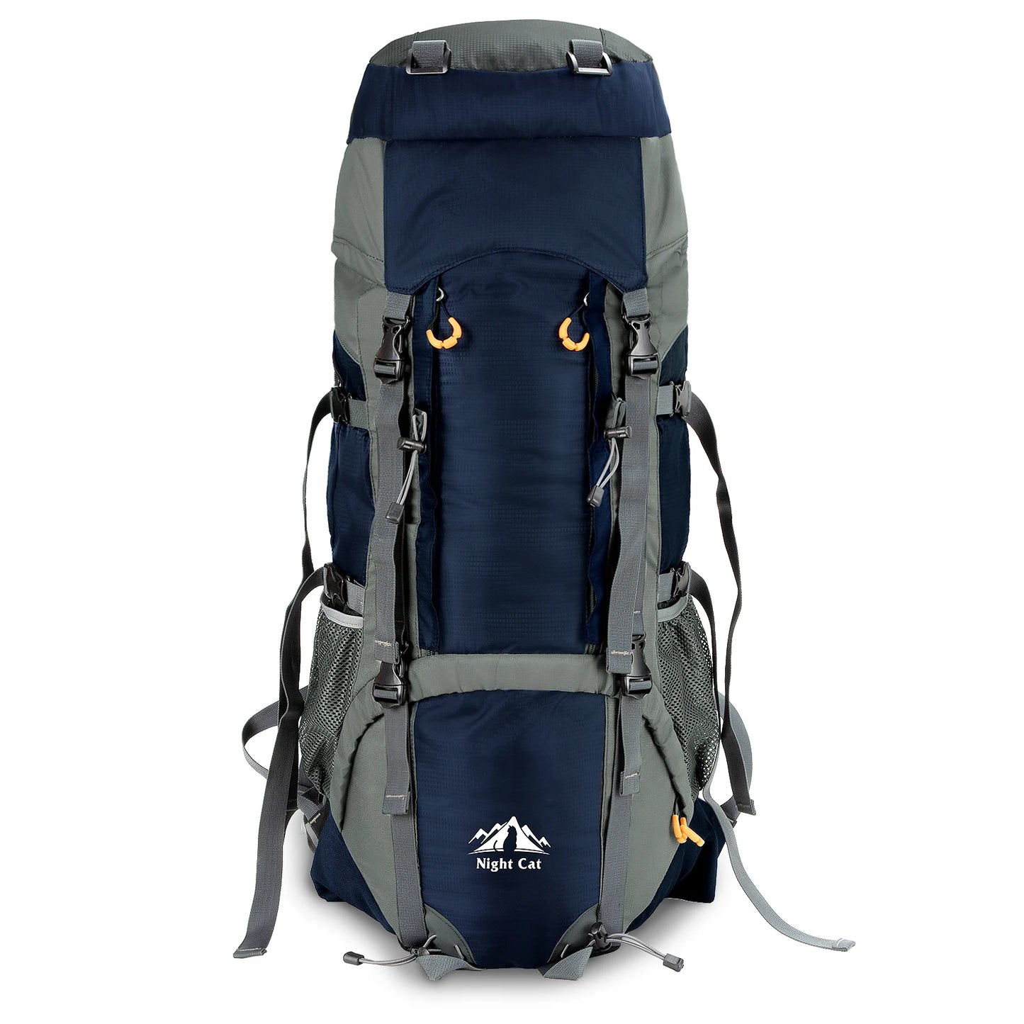 Night Cat Camping Backpacks 90L with Internal Frame Hiking Backpack for Men Women Waterproof Lightweight Breathable Outdoor