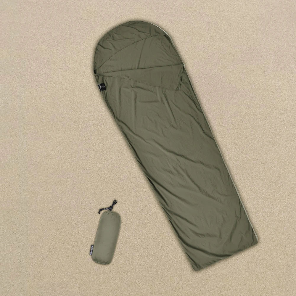 Outdoor Camping Sleeping Bag Liner Ultralight Mummy Sleeping Bag Backpack Liner Single Person Travel Sleeping Bag