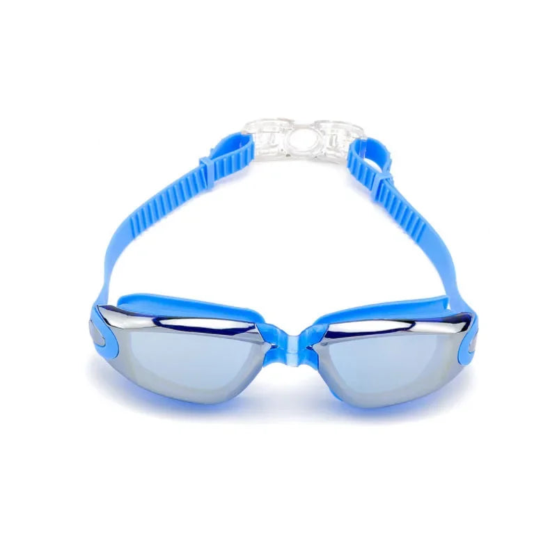 Silicone Swimming Eyewear Goggles Anti-Fog Electroplating Uv Swimming Glasses for Men Women Diving Water Sports Eyewear