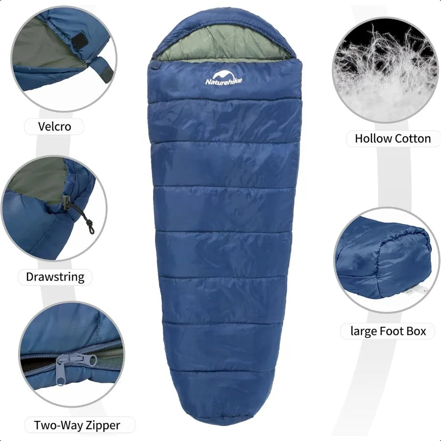 Sleeping Bags for Adults 2339 Mummy Backpacking Sleeping Bag 0 Degree Lightweight Sleeping Bag Warm for Camping Hiking