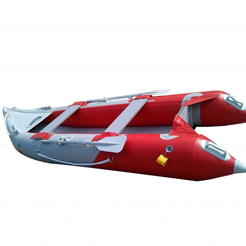 2 3 4 5 6 Person Cheap Inflatable Kayak Fishing Boat Custom PVC Kaboat Rescue Rubber Rowing Boat with Motor