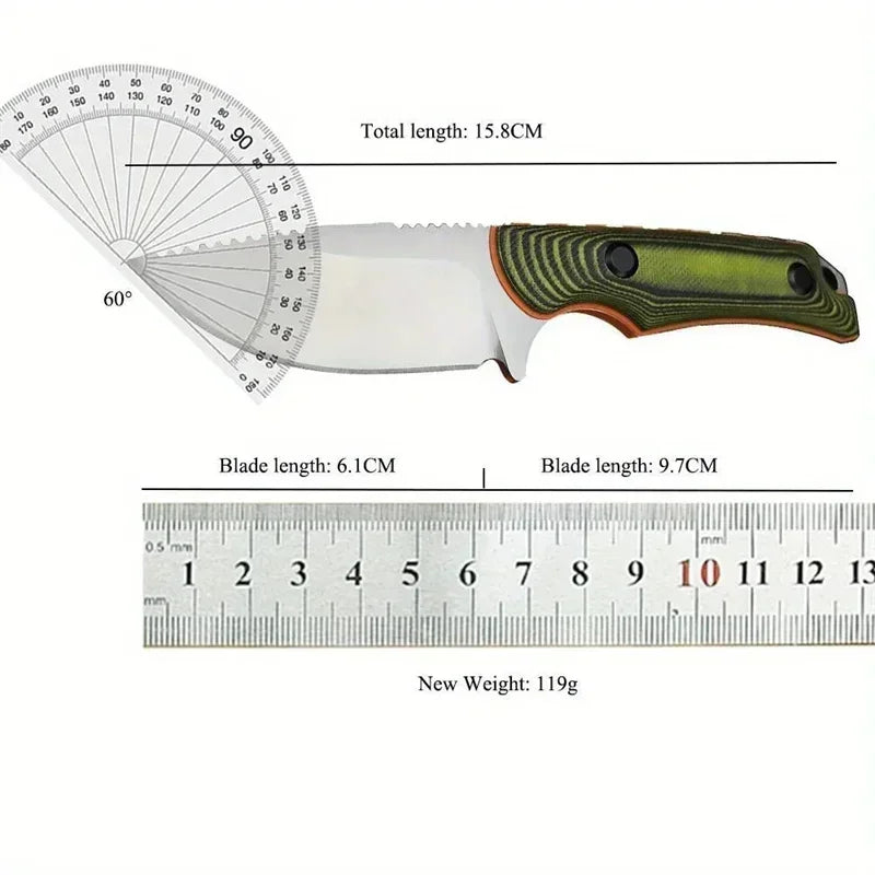 BM 15017 Fixed Tactical Straight Knife CPM-S30V Steel Rosewood Handle Hunting Survival Outdoor Tool Knife with Leather Sheath