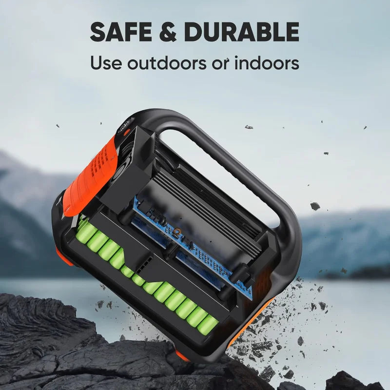 Jackery Portable Power Station Explorer 500, 518Wh Outdoor Solar Generator Mobile Lithium Battery Pack with 110V/500W AC Outlet