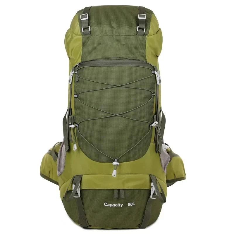 Men's Hiking Backpack Travel Bag For Camping Mountaineering Trekking Outdoor Sports Backpacks 50L Waterproof Rucksack Bagpacks