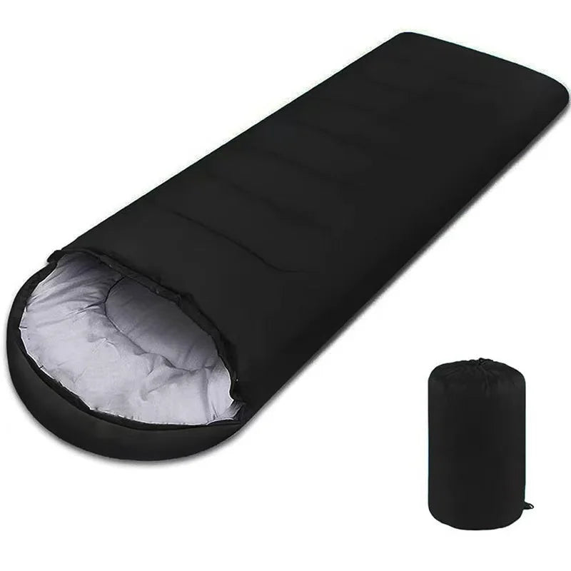 Camping sleeping bag light 4 seasons warm envelope backpack outdoor mummy cotton winter sleeping bag camp camp sleeping equipmen
