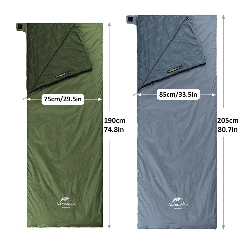 LW180 Sleeping Bag Ultralight Portable Splicable Single Spring Summer Outdoor Hiking Camping Climbing Sleeping Bag