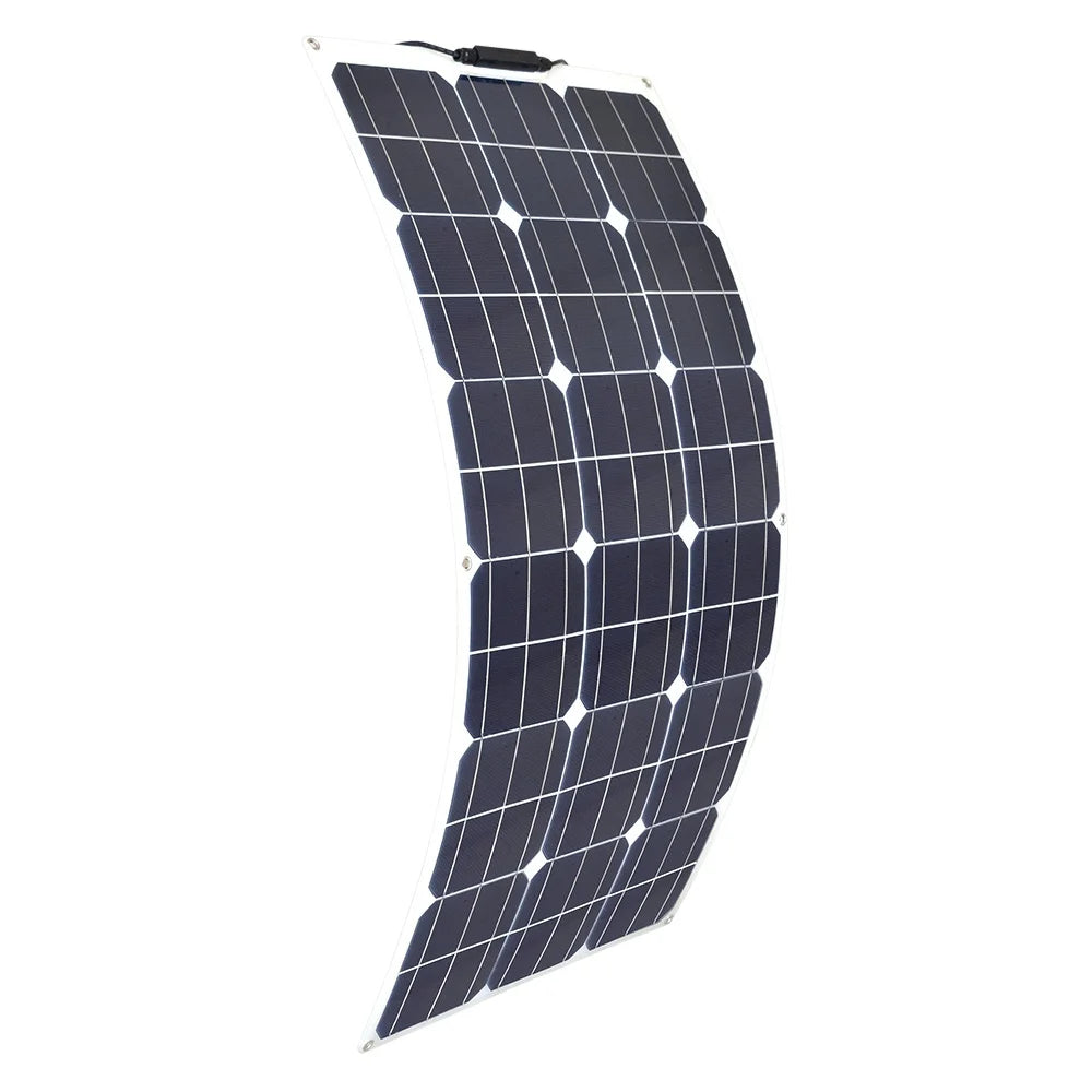 200 Watt Solar Panel Kit 12V / 24V 20A Charge Controller Extension Cable 200W Flexible Solar Panels Module for battery Charger