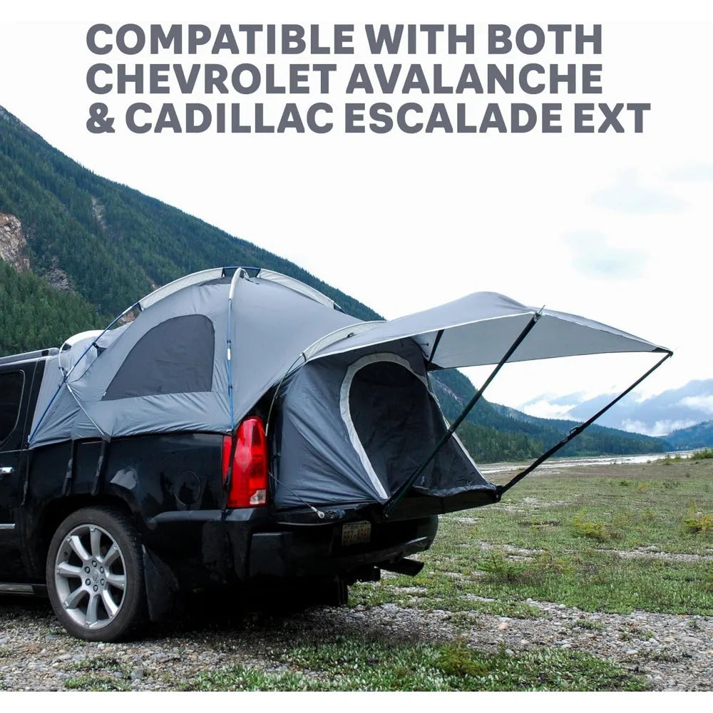 Chevy Avalanche Truck Tent | Pickup Truck Bed Camping Tent | Full Rainfly for Water Protection | Sturdy and Spacious 2-Person T