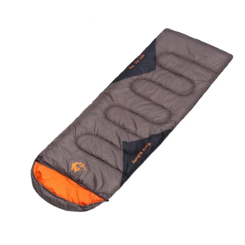 JUNGLEKING CY0904 Camping Sleeping Bag Ultralight Waterproof 4 Season Warm Envelope Backpacking Sleeping Bags for Outdoor Hiking