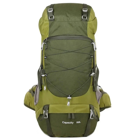Men's Hiking Backpack Travel Bag For Camping Mountaineering Trekking Outdoor Sports Backpacks 50L Waterproof Rucksack Bagpacks